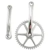 Image de Pedalier monovitesse city 44d l170 lasco alu argent 3.32 (axe carre)