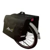 Image de Sacoche velo porte bagage a pont 2 volumes optimiz noire (+/-40l)