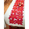 Image de Chemin de table poinsettias découpe