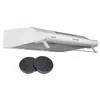 Image de beldeko hotte casquette 60 cm blanc 240 m3/h + 2 filtres - marque française