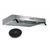 Image de beldeko - hotte casquette / visière rivage 60 cm inox - 100w - 210 m3/h