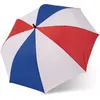 Image de Kimood - Grand parapluie de golf - KI2008 - bleu blanc rouge - tricolore - couleurs de la France