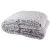 Image de Plaid en sherpa gris 120 x 150 cm