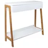 Image de The Home Deco Factory - Console scandinave en bois avec tiroir Ida