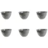 Image de Paris Prix - Lot De 6 Bols au Grès Du Temps 15cm Gris