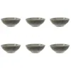 Image de Paris Prix - Lot De 6 Bols au Grès Du Temps 19cm Gris