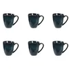 Image de Paris Prix - Lot De 6 Mugs au Grès Du Temps 12cm Bleu