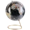 Image de Globe terrestre Dites-le avec des mots Happy working 21 cm Noir