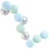 Image de The Home Deco Light - Guirlande lumineuse boules colorées 10 LED 1,92 m bleu, gris, vert