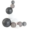 Image de The Home Deco Light - Guirlande lumineuse boules colorées 10 leds multi-tailles gris