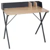 Image de Bureau en bois et métal Brice gris