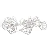 Image de The Home Deco Light - Guirlande lumineuse diamants en métal 10 leds argent
