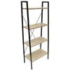 Image de The Home Deco Factory - Etagère 4 tablettes en bois et métal Savannah 60 cm