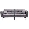 Image de The Home Deco Factory - Canapé convertible - Gris vert