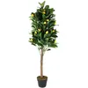 Image de Citronnier artificiel en pot 120 cm