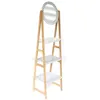 Image de The Home Deco Factory - Etagère de salle de bain design scandi Copenhague - L. 43 x H. 163 cm - Blanc - Copenhague