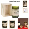 Image de Bougie parfumée dans un Coffret Bois Vin Cmp H12CM M12