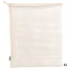 Image de 2 x Sac à Vrac Réutilisable Mailles - Coton - 30 x 38 cm - Lavable