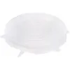 Image de Lot de 3 Couvercles en Silicone "Flexible" 20cm Transparent