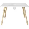 Image de The Home Deco Kids - Table enfant en bois avec pot à crayons Gribouille