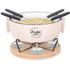 Image de Fondue à la bougie avec 4 piques No Name Cook Concept Blanc
