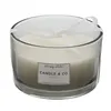 Image de Bougie Parfumée 3 Mèches "Harmony" 13cm Ambre