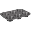 Image de Moule 6 Muffins "Carbon Steel" 27cm Gris
