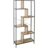 Image de Etagère en bois et métal Edison 80 x 30 x 180 cm