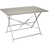Image de Table de jardin pliante Palerme 110 x 70 cm taupe