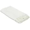 Image de The Home Deco Factory - Jeté de canapé gaufré en coton 130 x 160 cm ivoire