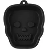 Image de Moule en Silicone "Tête de Mort" 24cm Noir