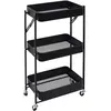 Image de The Home Deco Factory - Desserte pliable en métal 77 x 29 x 45 cm