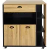 Image de Meuble desserte de cuisine en bois Chef