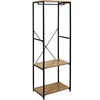 Image de Portant à vêtement en bois et métal Stan