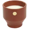 Image de Bougie Parfumée Ciment "Médaillon" 12cm Pivoine