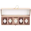 Image de The Home Deco Factory - Coffret 5 bougies parfumées Nude