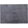Image de The Home Deco Factory - Tapis fin imitation fourrure 120 x 170 cm gris