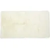Image de Tapis fin imitation fourrure 110 x 60 cm Ecru