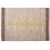 Image de The Home Deco Factory - Tapis en coton imprimé doré Nude 120 x 170 cm