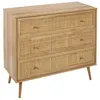 Image de Commode 3 tiroirs rotin et bois Bali