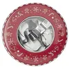 Image de Boîte de 10 Emporte-Pièces "Noël" 13cm Rouge