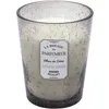 Image de The Home Deco Factory - Bougie parfumée pot en verre bulle gris clair 13 x 16 cm