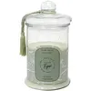 Image de The Home Deco Factory - Bougie parfumée Bonbonnière 15,8 cm vert - senteur figue