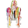Image de Gorille accroupi en résine 46 cm multicolore