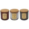 Image de The Home Deco Factory - Set de 3 bougies avec bouchons en liège Apothicaires 10 cm