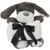 Image de Peluche & Plaid Enfant "Chien" 70x70cm Gris