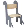Image de Chaise enfant Dino grise et bois