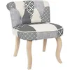 Image de The Home Deco Factory - Fauteuil patchwork Eleonor