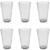 Image de Paris Prix - Lot De 6 Verres à Eau martelé 34cl Gris Irisé
