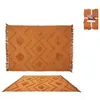 Image de Tapis tufté ethnique terracotta 120x170cm